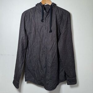 Striped flannel button up